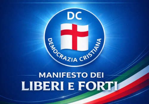 MANIFESTO DEI LIBERI E FORTI – Programma della Democrazia Cristiana